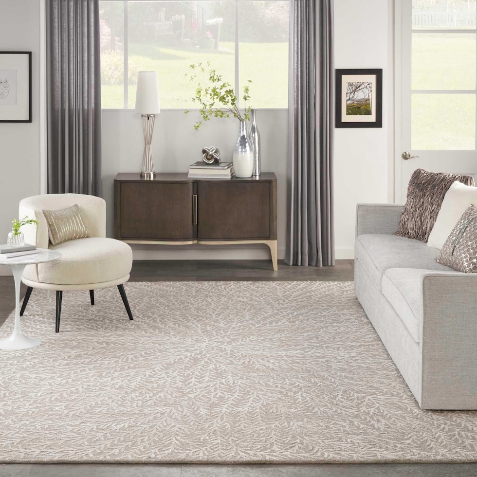 neutral area rug  x    