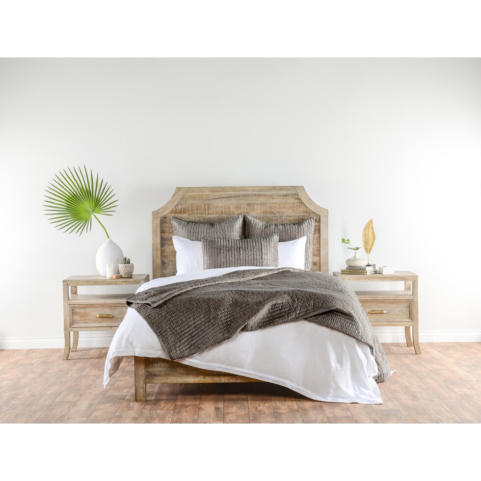 neutral king bedding set   