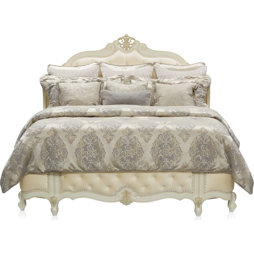 neutral king bedding set   