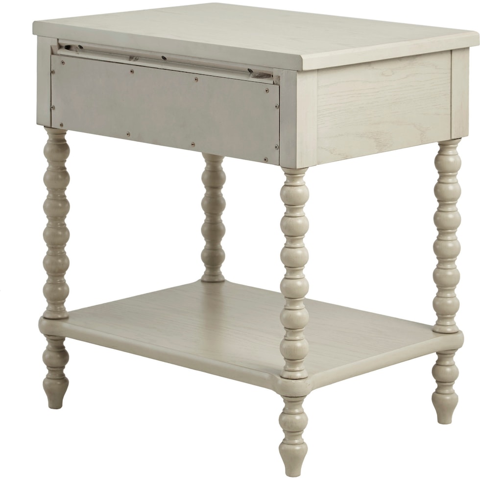 neutral nightstand   