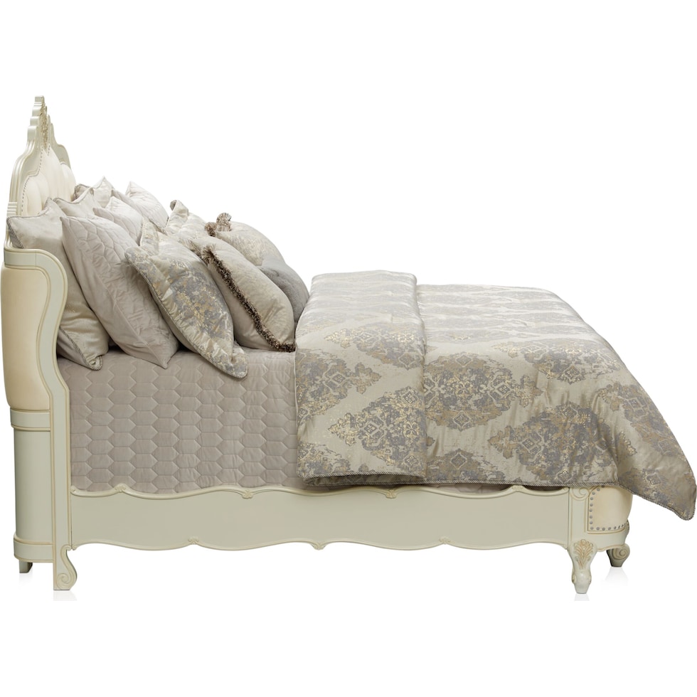 neutral queen bedding set   