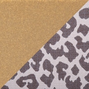 Lauryn Bench - Gold/Beige Leopard