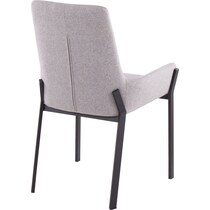 neville gray dining chair   