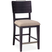 new haven ch black counter height stool   