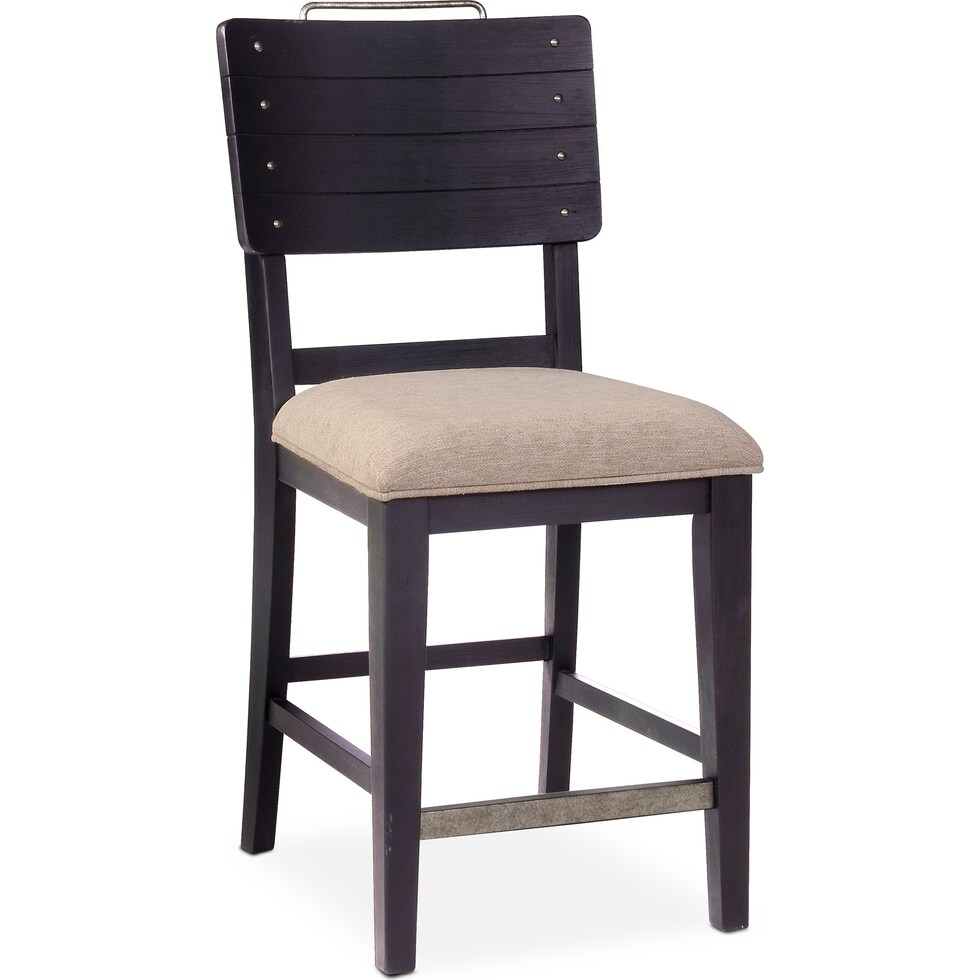 new haven ch black counter height stool   
