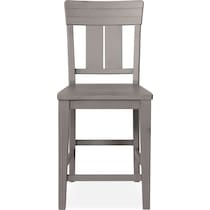 new haven ch gray counter height stool   