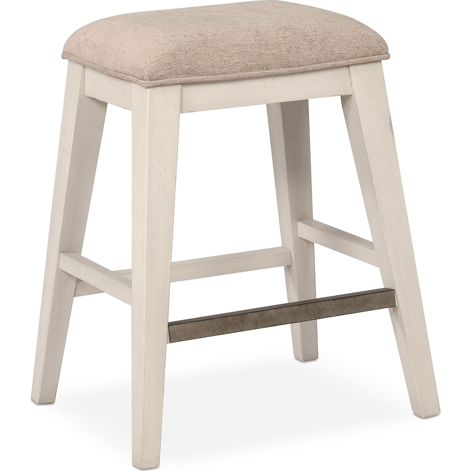 new haven ch white counter height stool   