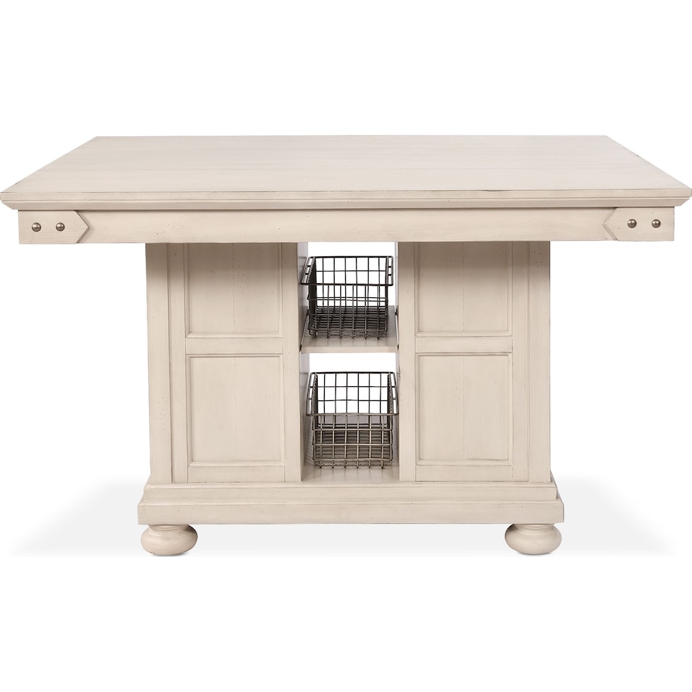 new haven ch white kitchen island   