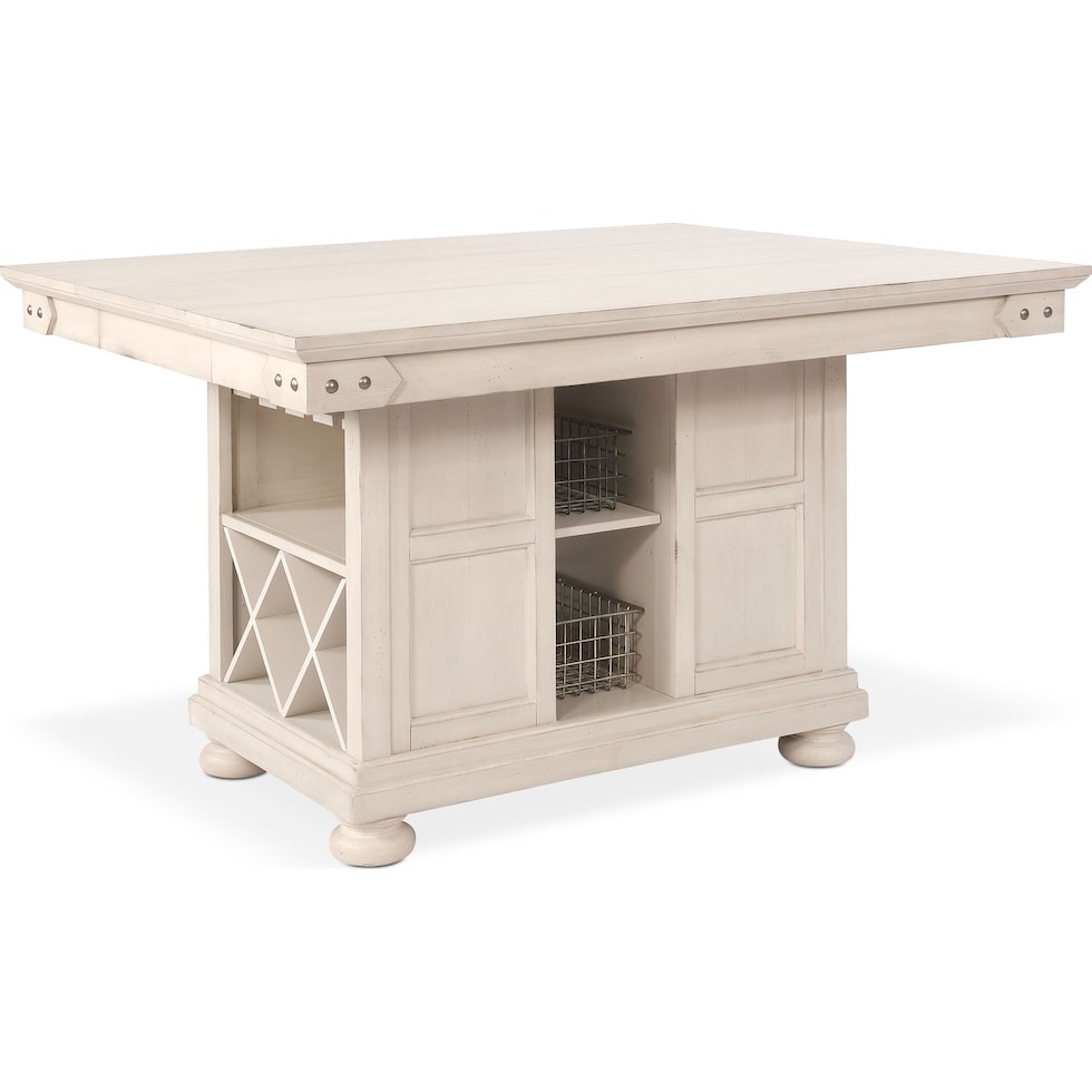 new haven ch white kitchen island   