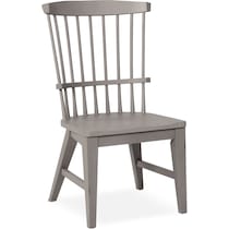 new haven gray side chair   