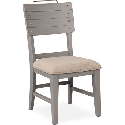 New Haven Shiplap Dining Chair - Gray