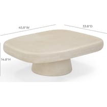 new river neutral coffee table   
