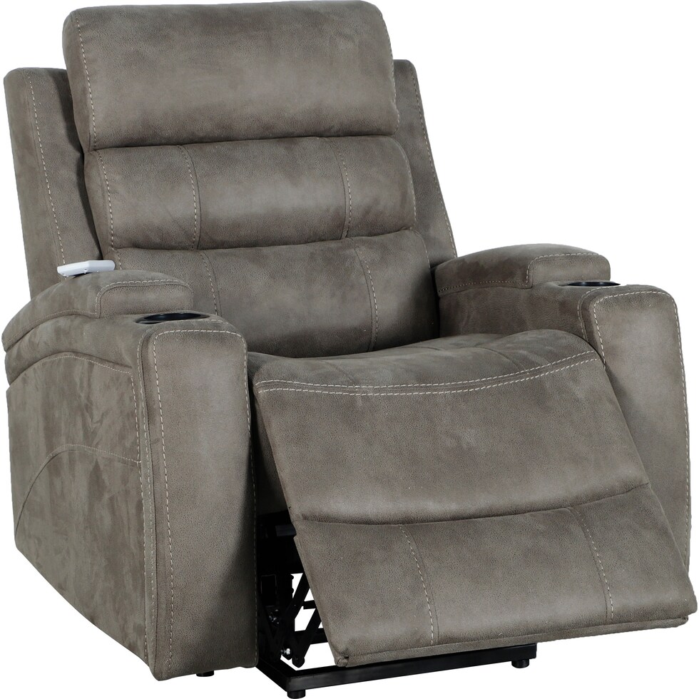 newberry gray lift chair   