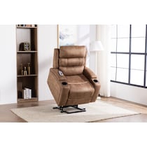 newberry light brown lift chair   