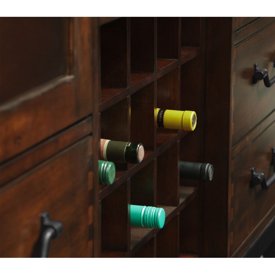 Newcastle Sideboard Mahogany Value City Furniture