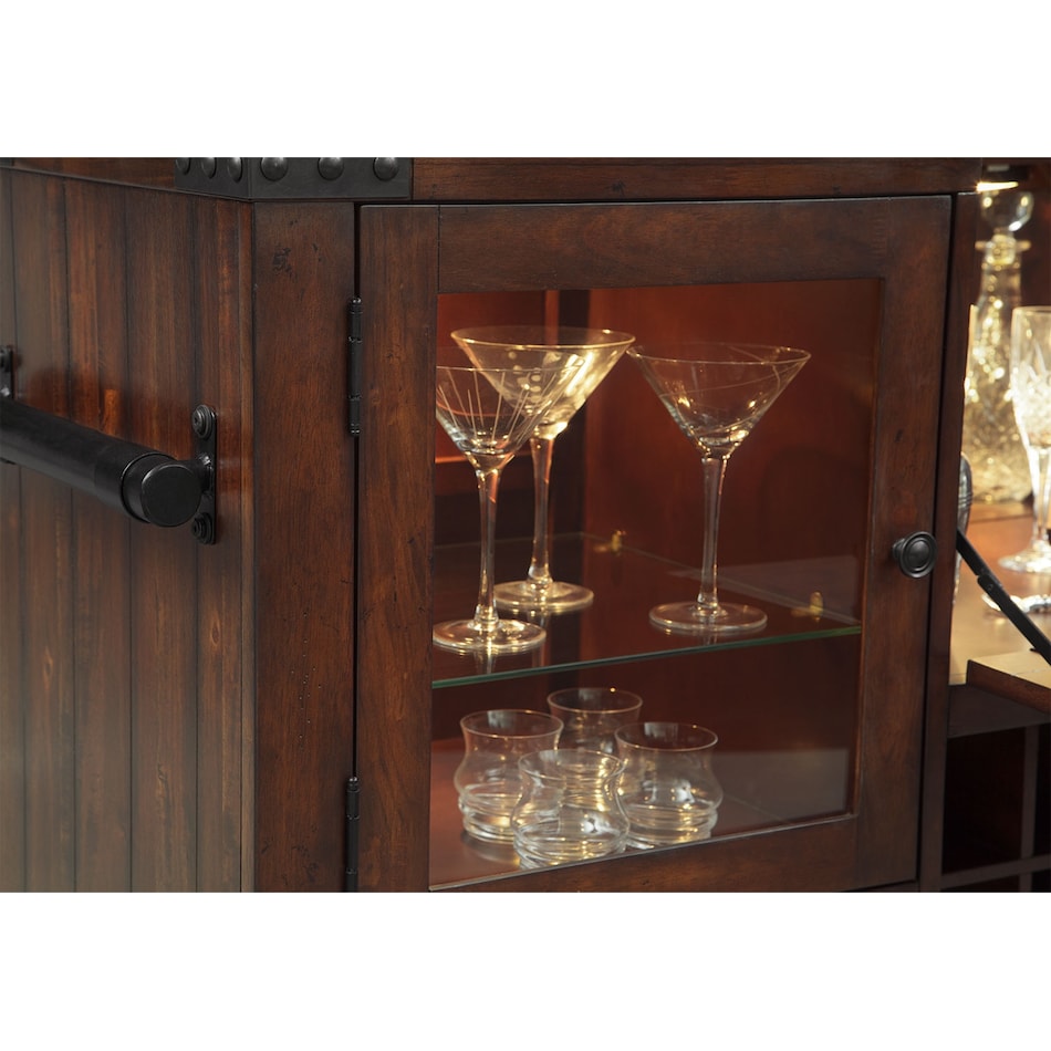 Newcastle Sideboard Mahogany Value City Furniture