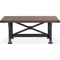 newcastle standard height gray dining table   