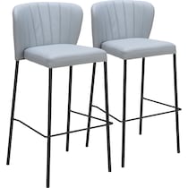 newman gray bar stool   