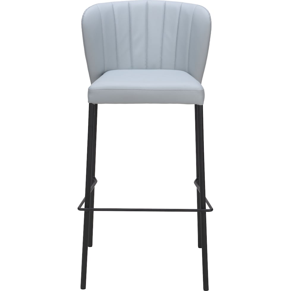 newman gray bar stool   