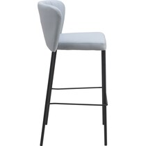 newman gray bar stool   