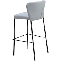 newman gray bar stool   