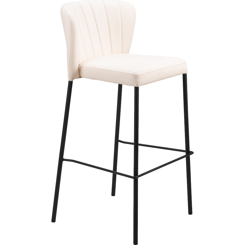 newman white bar stool   