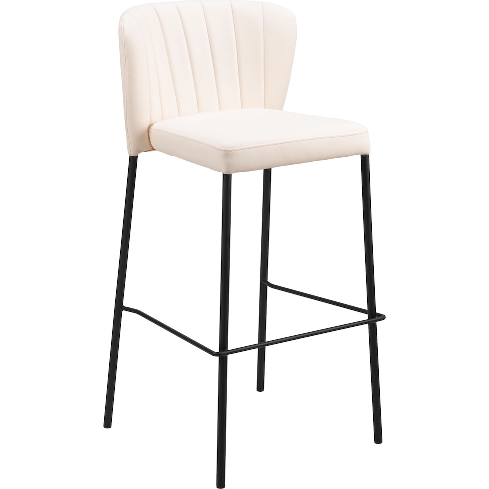 newman white bar stool   