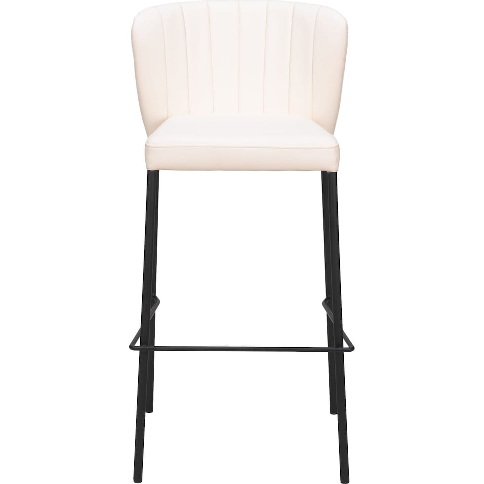 newman white bar stool   