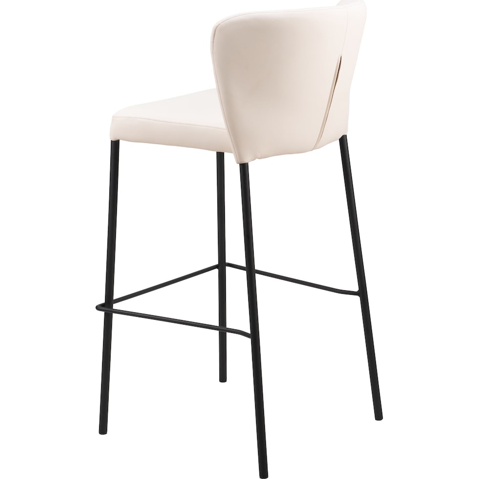 newman white bar stool   