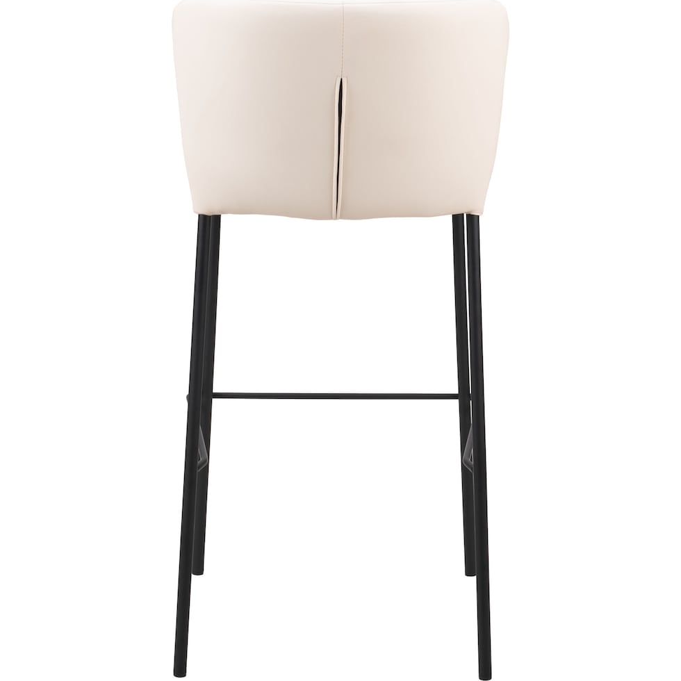 newman white bar stool   