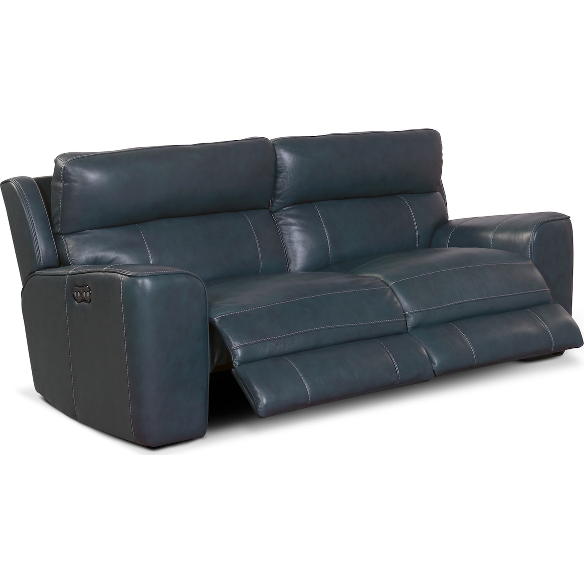 Newport 2Piece DualPower Reclining Sofa Value City Furniture and