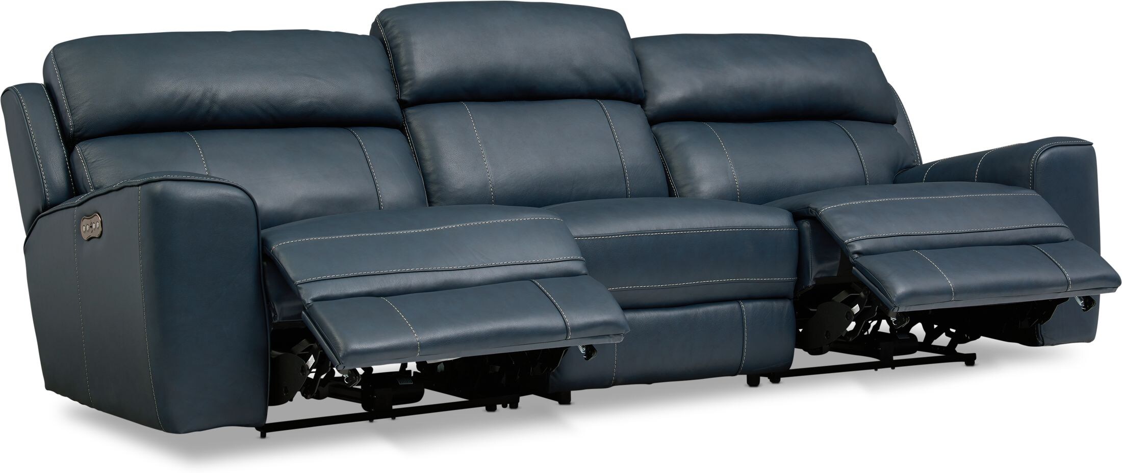 Newport 3-Piece Dual-Power Reclining Sofa | Value City Furniture