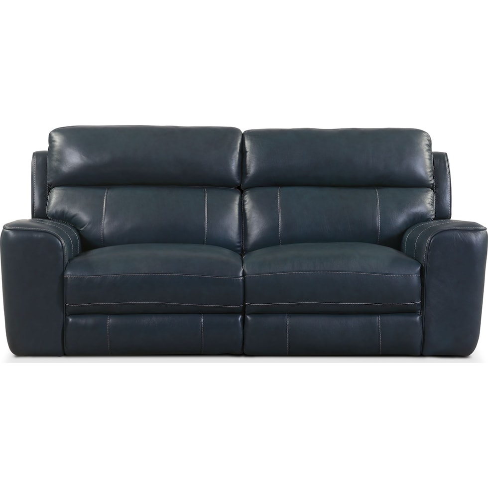 newport blue sofa   