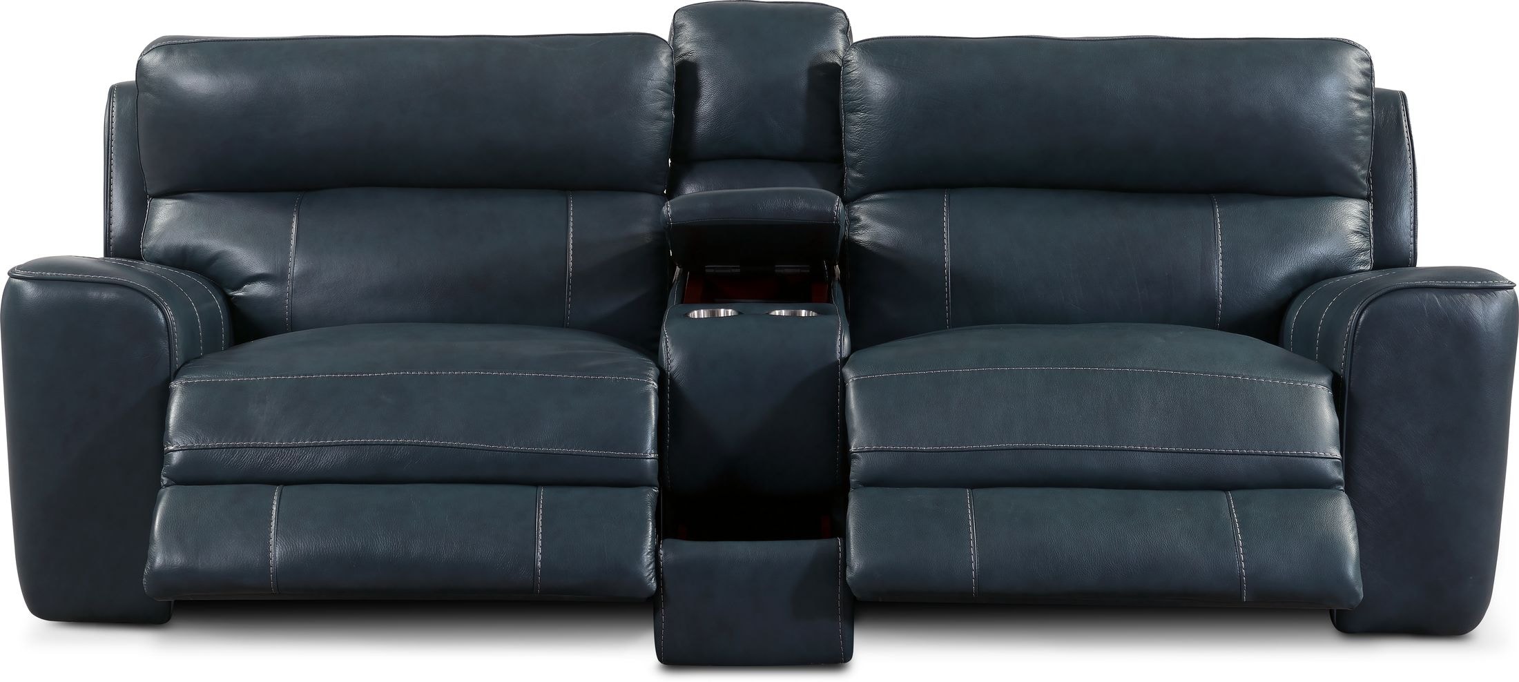 Newport 3-Piece Dual-Power Reclining Sofa with Console