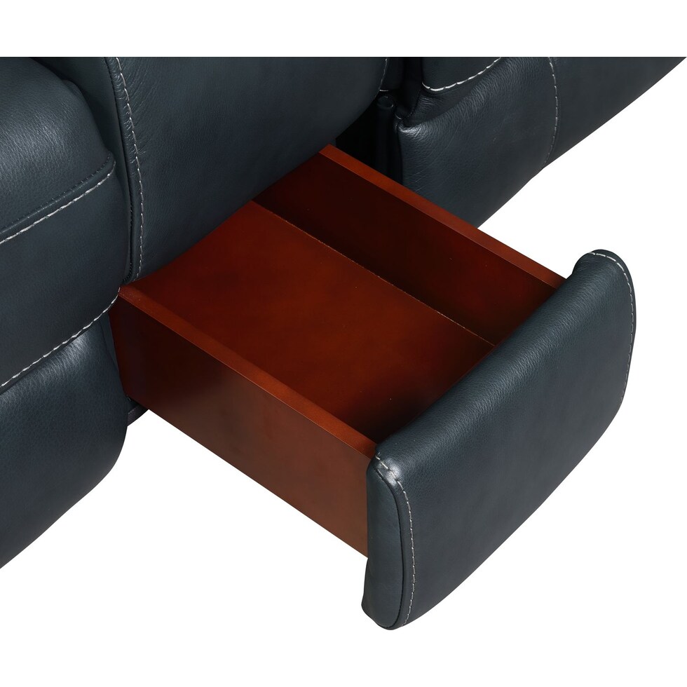 newport blue sofa   