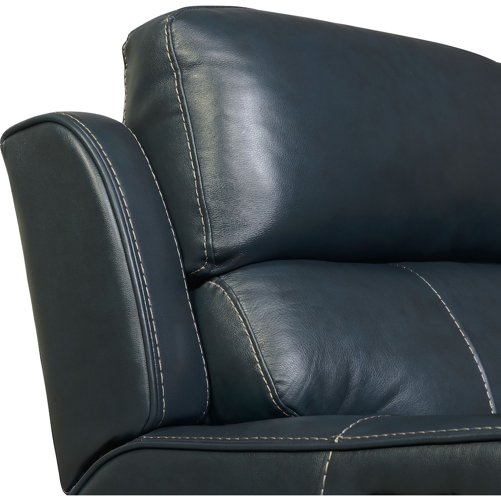 newport blue sofa   