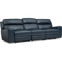 newport blue sofa   