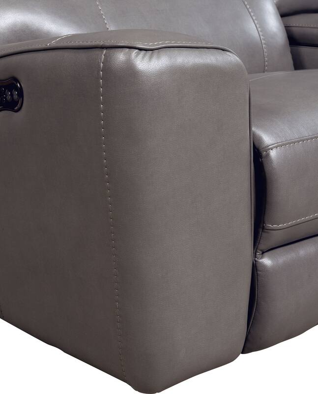 Newport 5Piece DualPower Reclining Sectional with 2 Reclining Seats