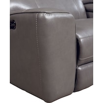 newport gray recliner   