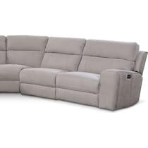 newport gray sectional   