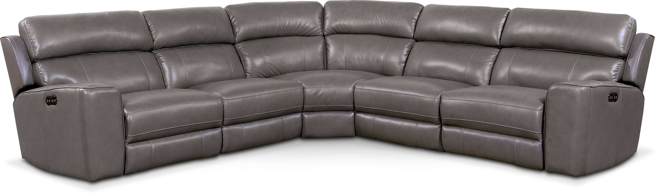 Newport Dual-Power Reclining Sectional | Value City Furniture