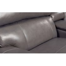 newport gray sectional   