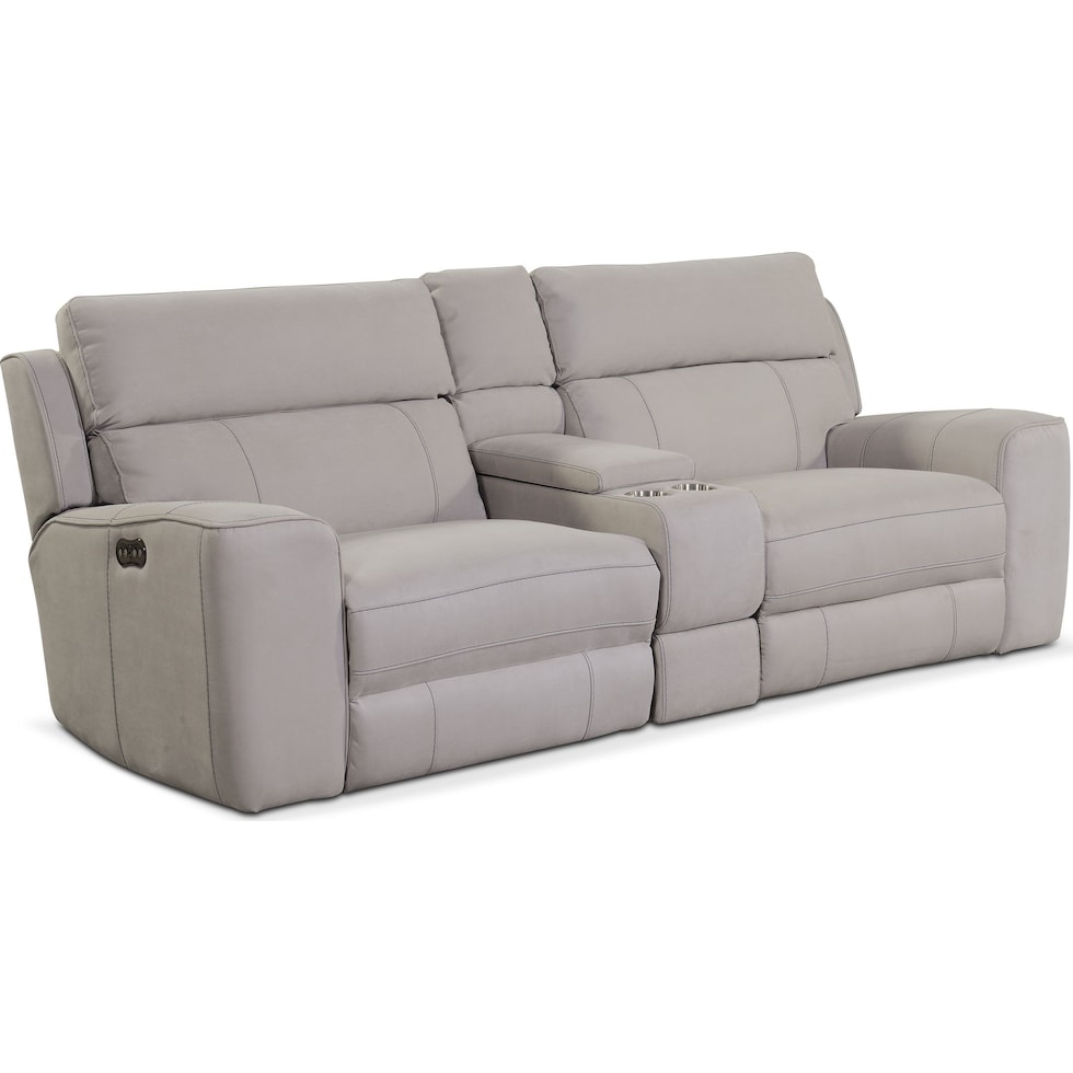 newport gray sofa   