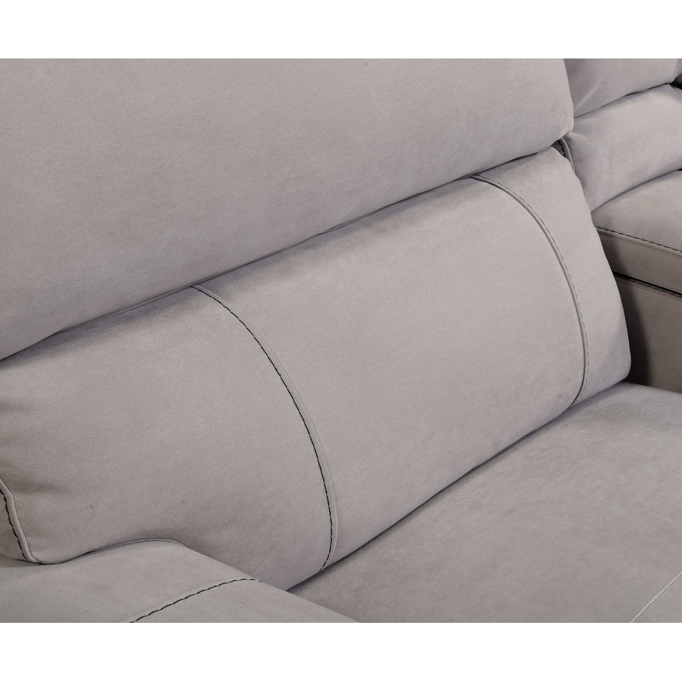 newport gray sofa   