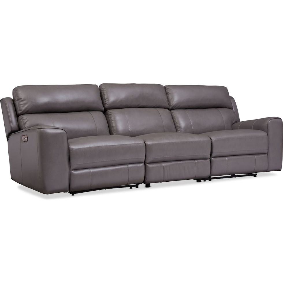 newport gray sofa   