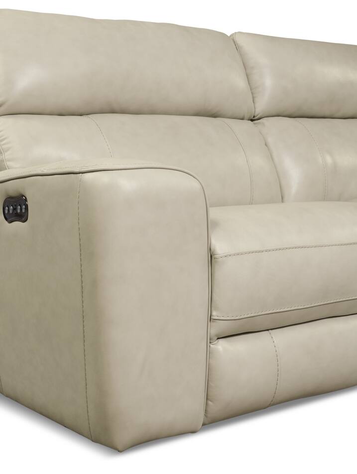 Newport 2Piece DualPower Reclining Sofa Cream Value City Furniture
