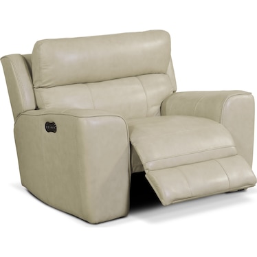 Newport Dual-Power Recliner - Cream