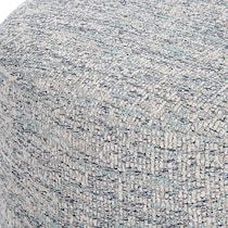 newsie blue accent ottoman   