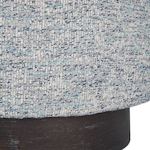 newsie blue accent ottoman   