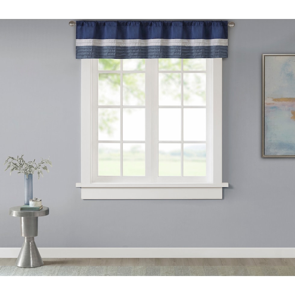 niagara blue window valence   